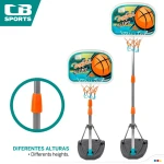 Canasta de Baloncesto Colorbaby 46,5 x 165 x 40 cm (2 Unidades)