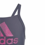 Bañador Niña Adidas Big Logo Azul