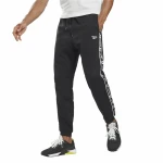 Pantalón Largo Deportivo Reebok Ri Tape Negro