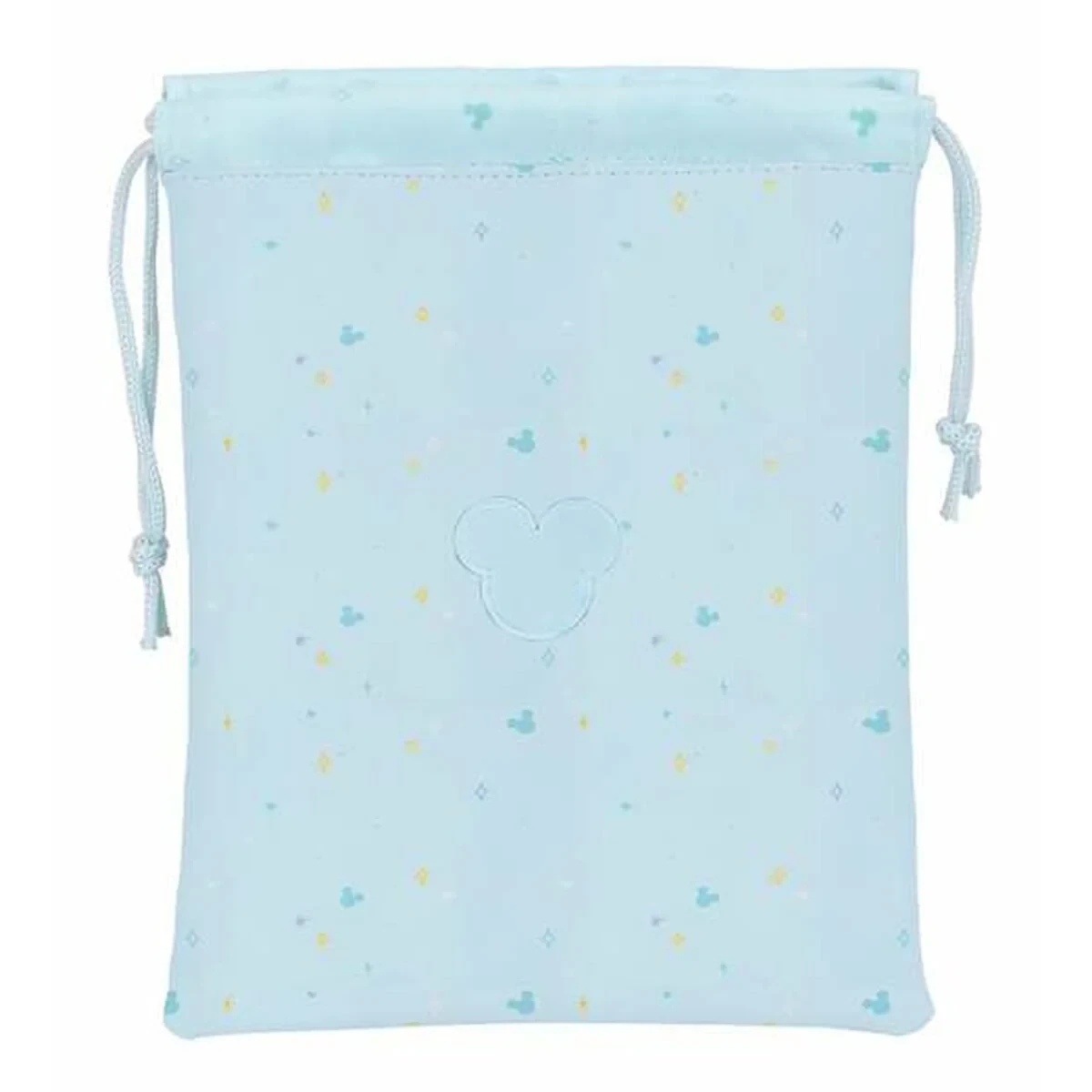 Bolsito de Merienda Mickey Mouse Baby Azul claro Poliuretano 20 x 25 cm
