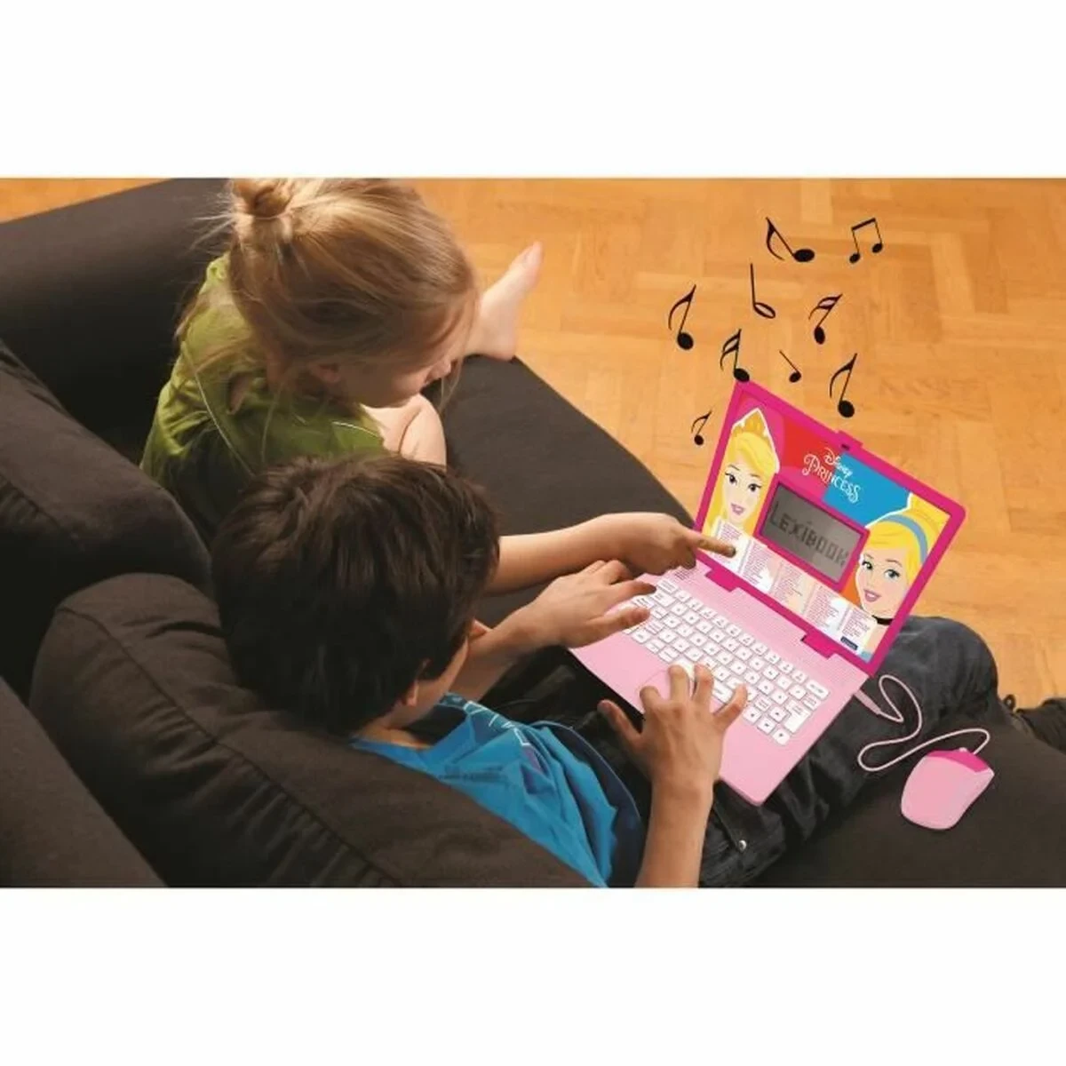 Ordenador portátil Lexibook Disney Princess FR-EN Juguete Interactivo + 4 Años