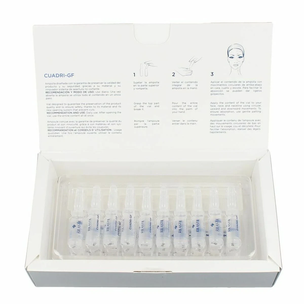 Ampollas Rilastil Cuadri-GF Antiedad (30 x 1,5 ml)