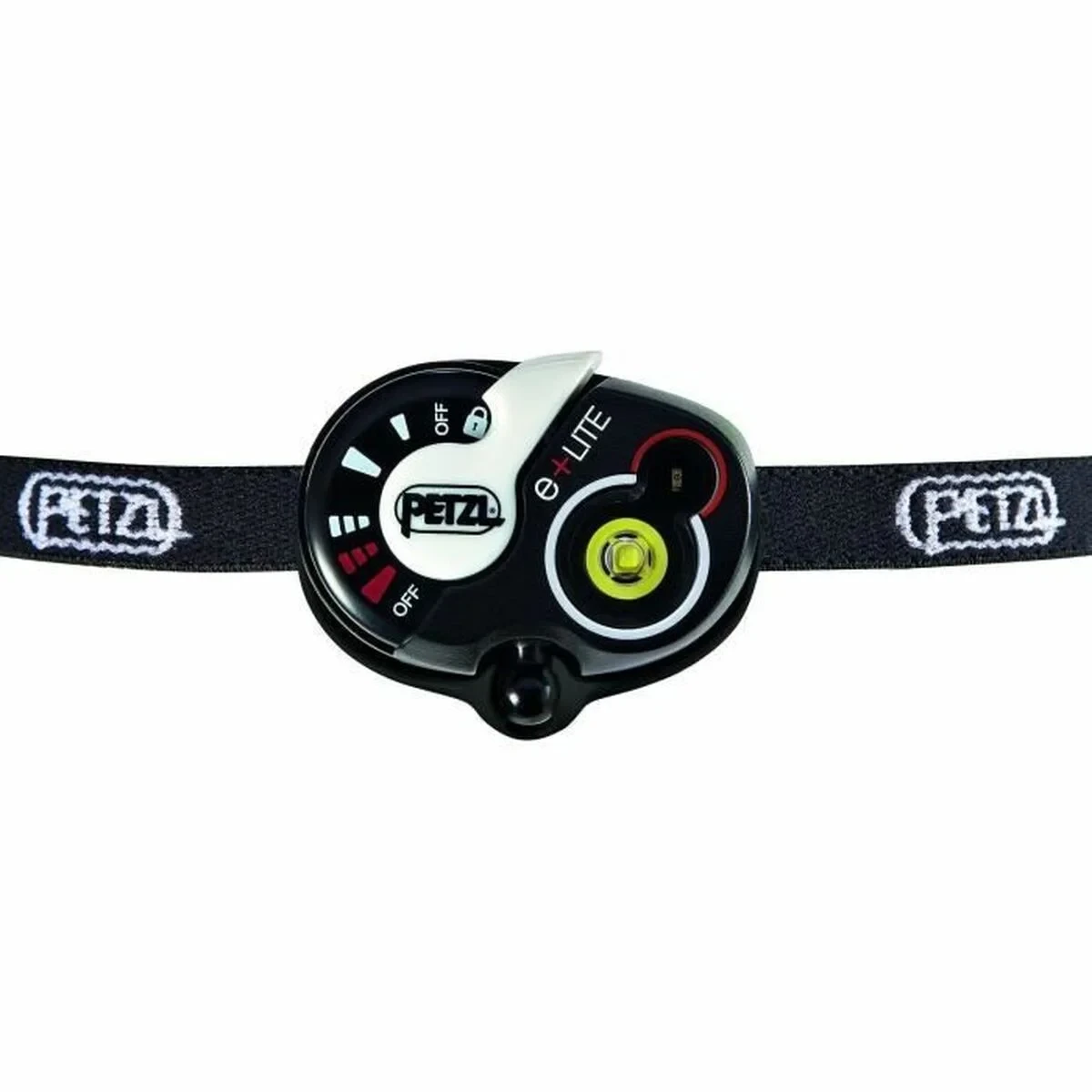 Linterna LED para la Cabeza Petzl E02 Negro Negro/Blanco (1 unidad)