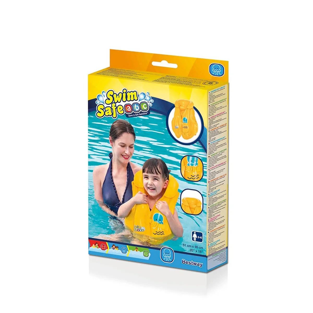 Chaleco Hinchable para Piscina Bestway 51 x 46 cm Pulpo