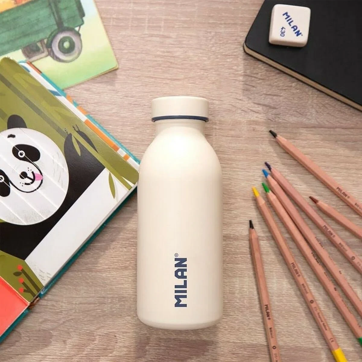 Botella Térmica Milan Blanco 354 ml