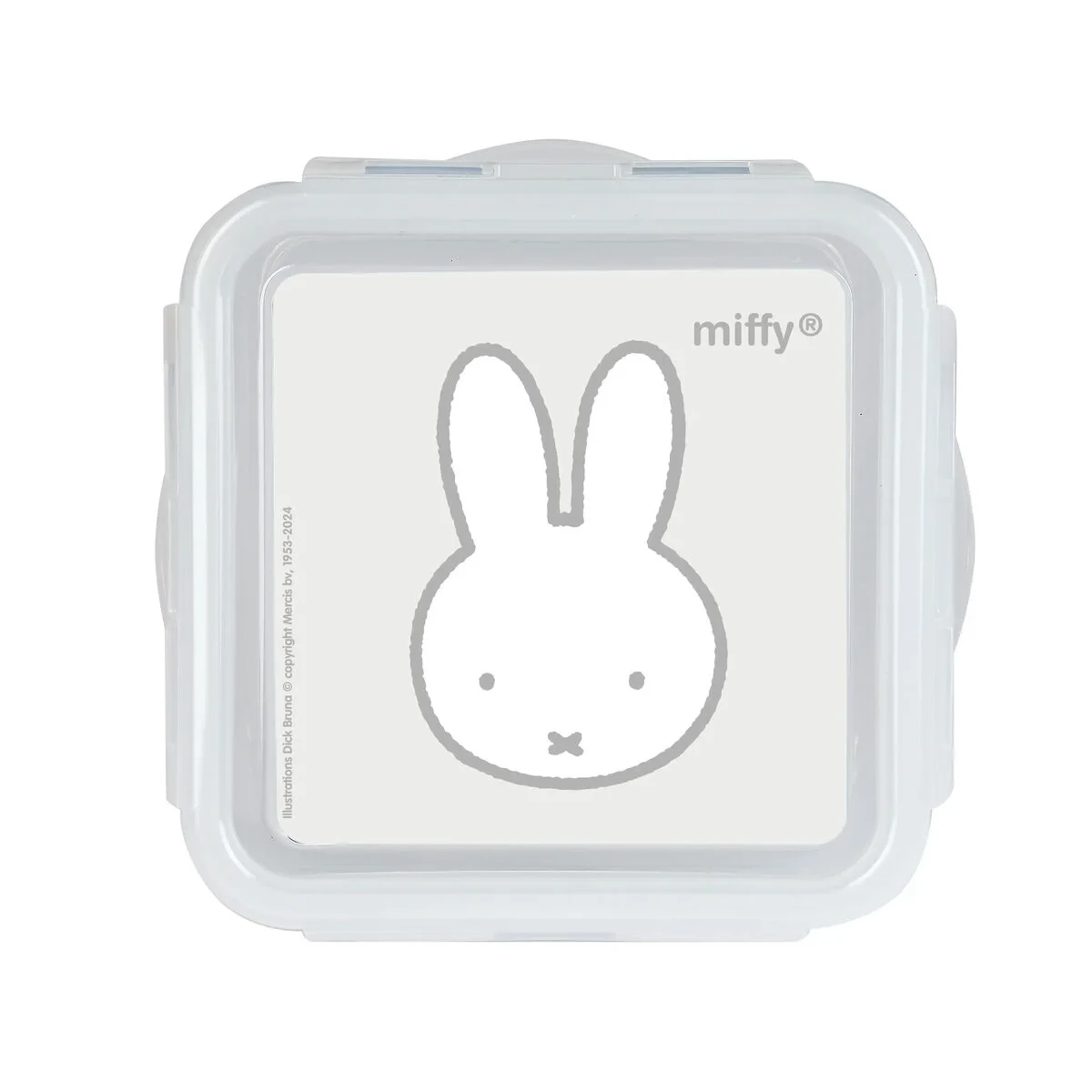Fiambrera Miffy Niebla Gris 13 x 7.5 x 13 cm