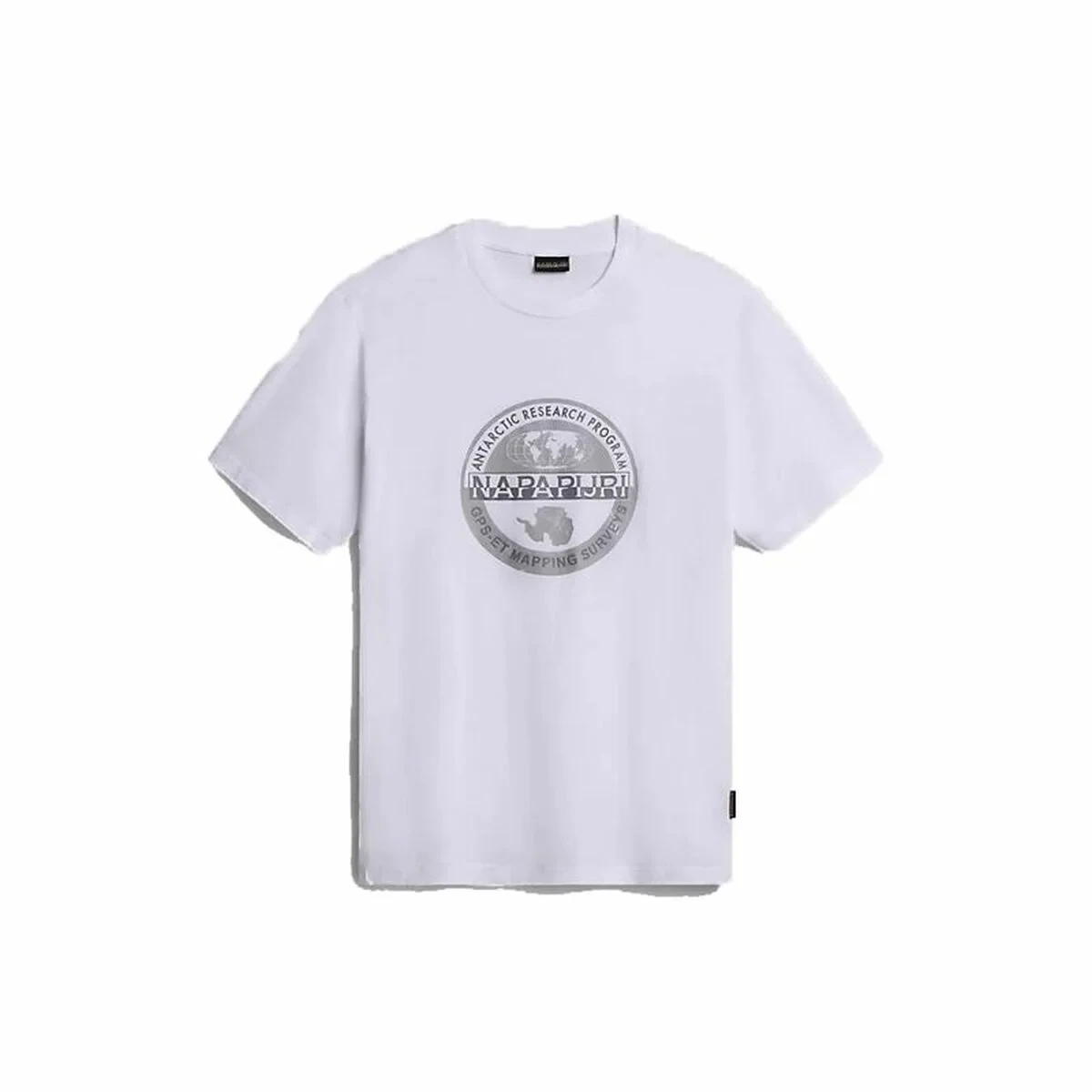 Camiseta Deportiva de Manga Corta Napapijri S-Bollo Ss 1  Blanco