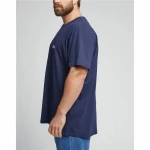 Camiseta Deportiva de Manga Corta Lee Ss Patch Logo  Azul