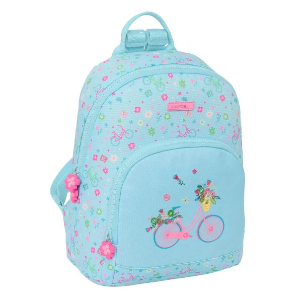 Mochila Safta Bicicleta Azul 25 x 30 x 13 cm