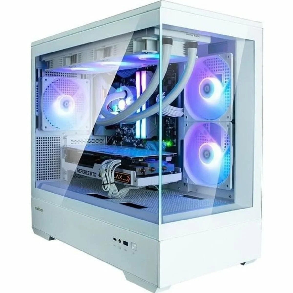 Caja Semitorre ATX Zalman P30 Blanco