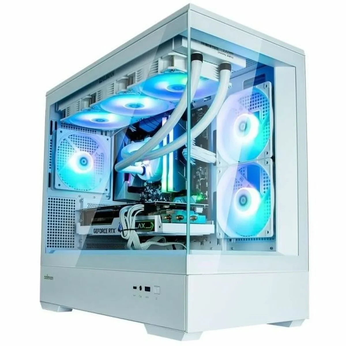 Caja Semitorre ATX Zalman P30 Blanco