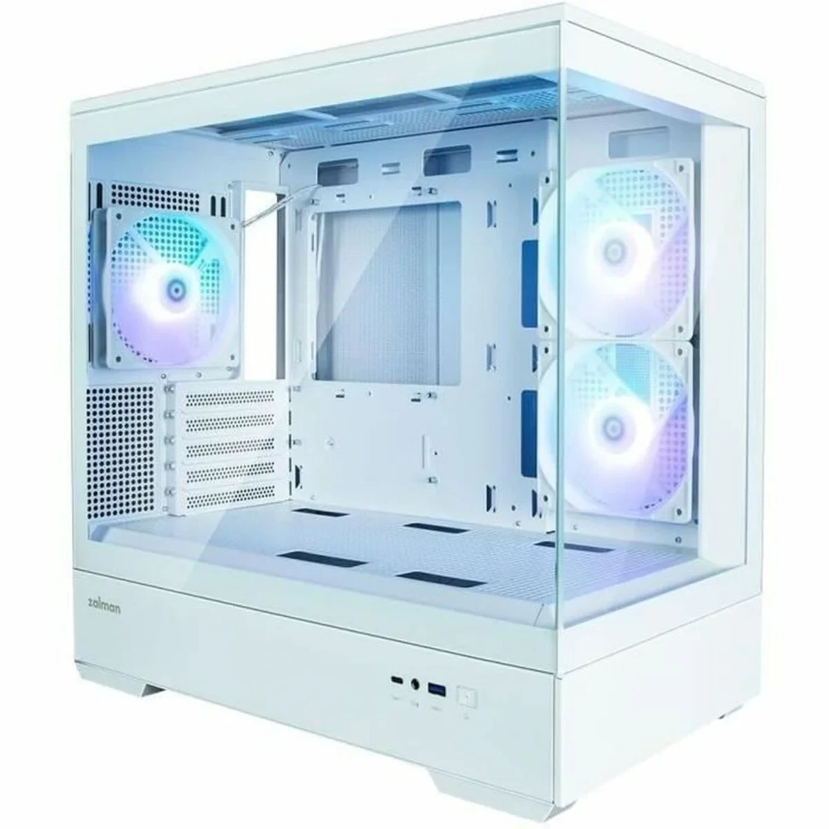 Caja Semitorre ATX Zalman P30 Blanco