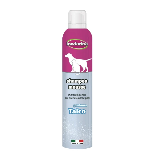 Champú para mascotas Inodorina Polvos de Talco 300 ml