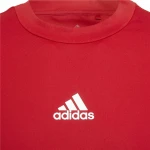 Camiseta de Fútbol de Manga Corta para Niños Adidas Techfit Top Rojo