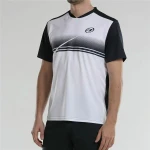 Camiseta de Manga Corta Hombre Bullpadel Adame  Blanco