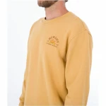 Sudadera sin Capucha Hombre Hurley No Bummers Ocre