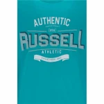 Camiseta de Manga Corta Hombre Russell Athletic Amt A30081 Aguamarina