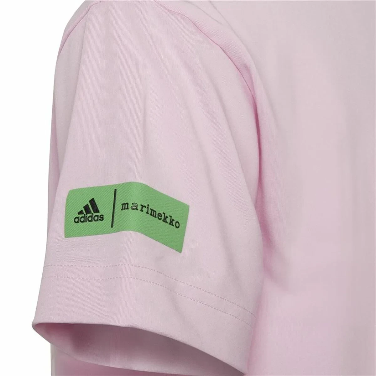 Camiseta de Manga Corta Infantil Adidas x Marimekko Rosa