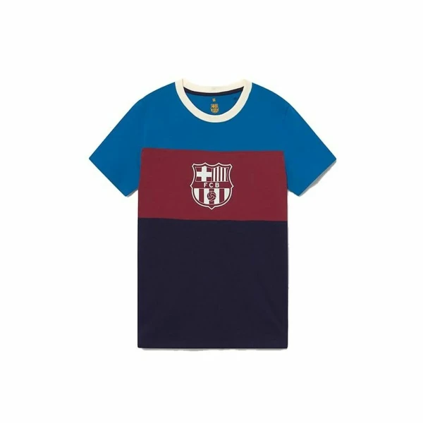 Camiseta de Fútbol de Manga Corta Hombre F.C. Barcelona Azul