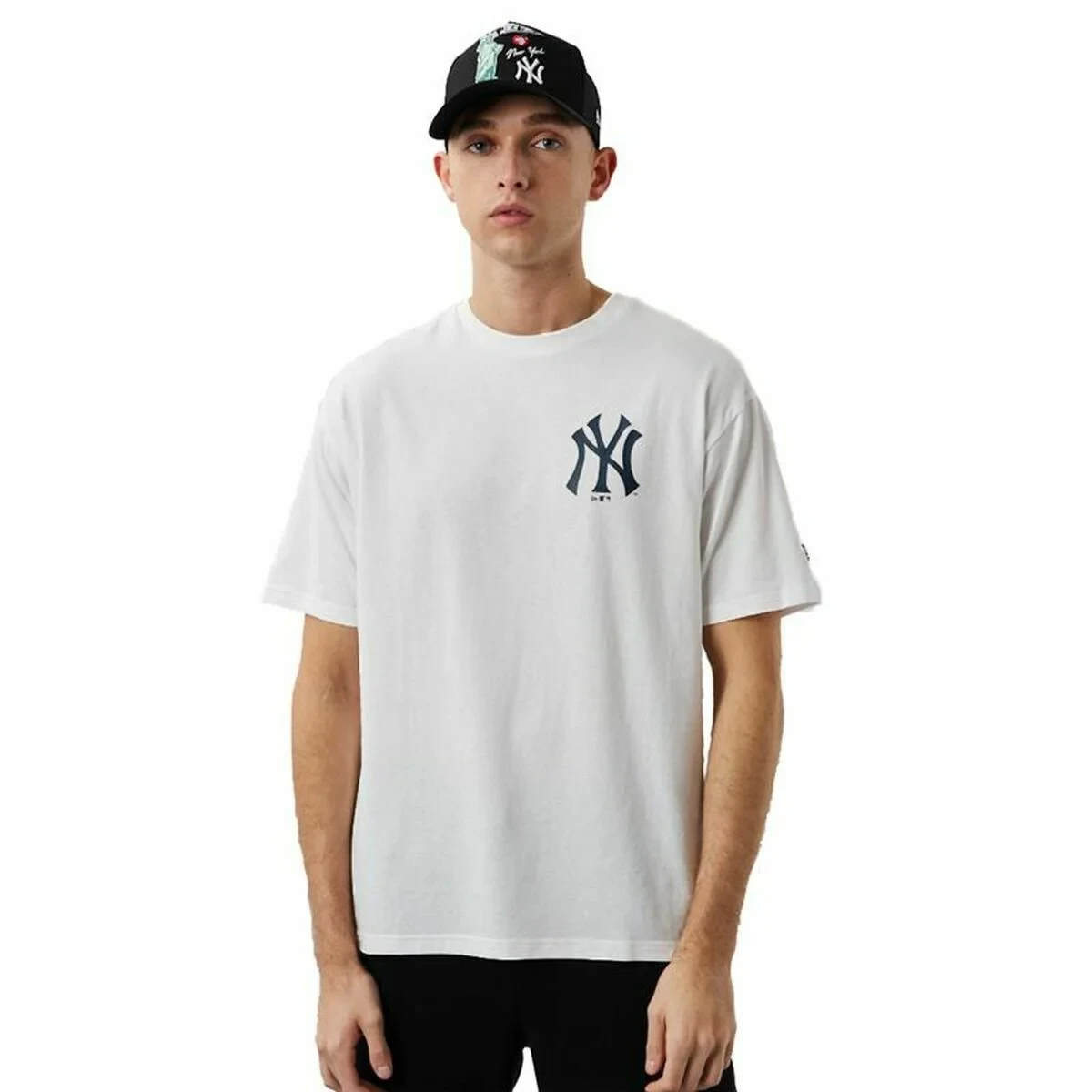 Camiseta de Manga Corta Hombre New Era New York Yankees MLB City Graphic Oversized