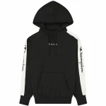 Sudadera con Capucha Mujer Champion Blanco Negro