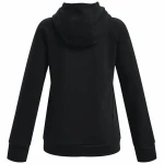 Sudadera con Capucha Niña Under Armour Rival Big Logo Negro
