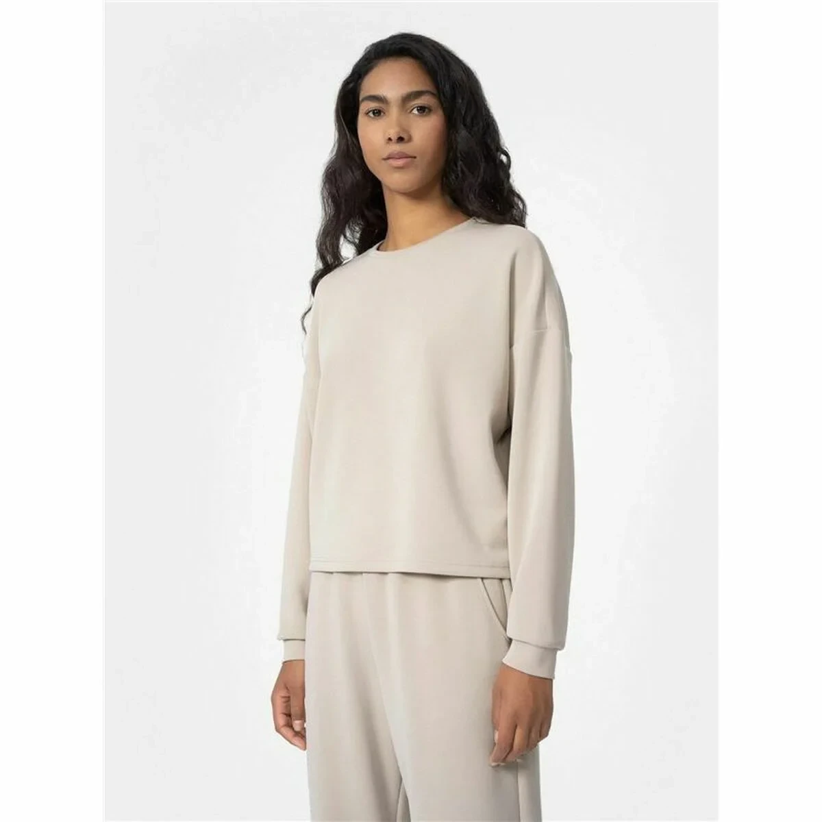 Sudadera sin Capucha Mujer 4F BLD039  Yoga