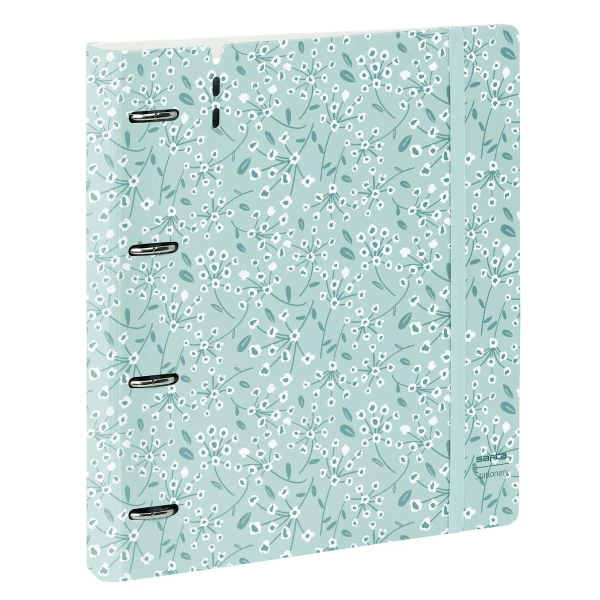 Carpeta de anillas Safta Light blue flowers