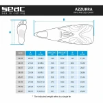 Aletas de Snorkel Seac Azzurra  Blanco