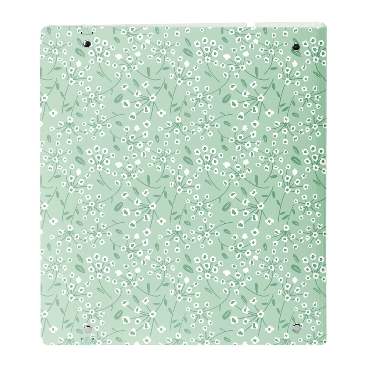 Carpeta de anillas Safta Light green flowers