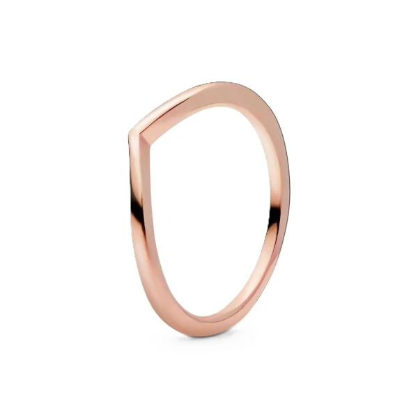 Anillo Mujer Pandora WISHBONE 14K ROSE GOLD-PLATED - RING - SIZE 50