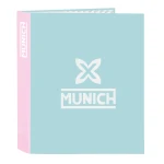 Carpeta de anillas Munich Heaven Azul cielo A4 27 x 33 x 6 cm
