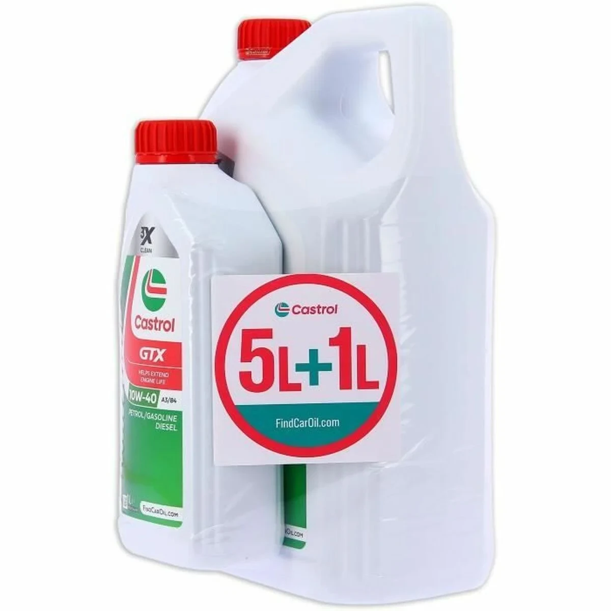 Aceite de Motor para Coche Castrol GTX 10W 40 6 L