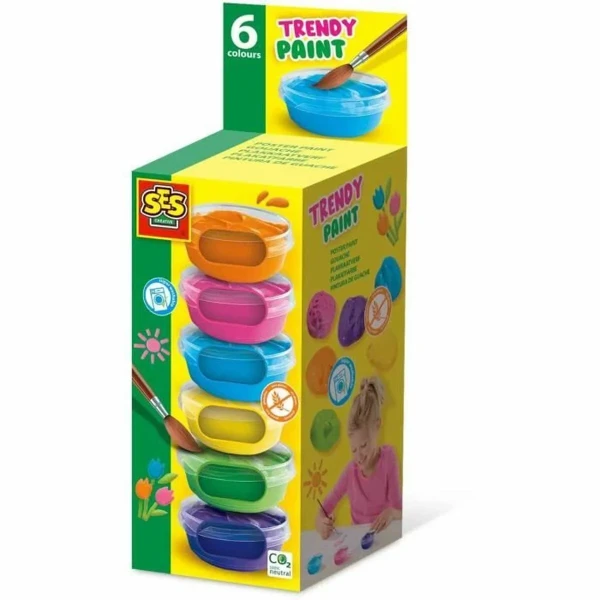 Set de Pintura Gouache SES Creative 6 Piezas