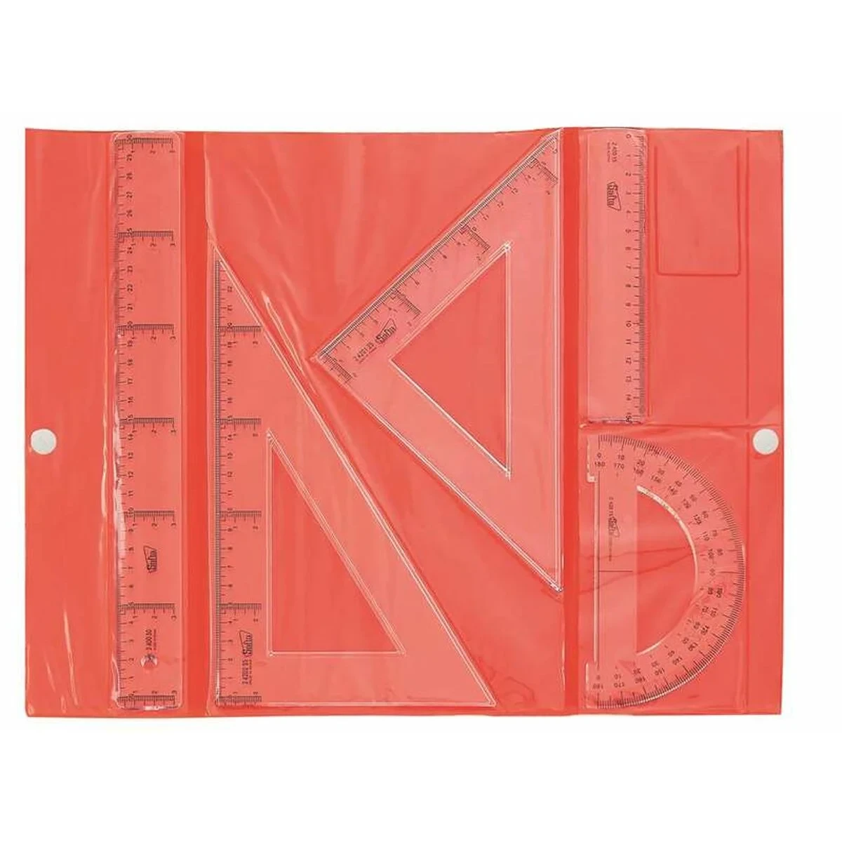 Set de Dibujo Safta 940001 Transparente (10 Unidades)