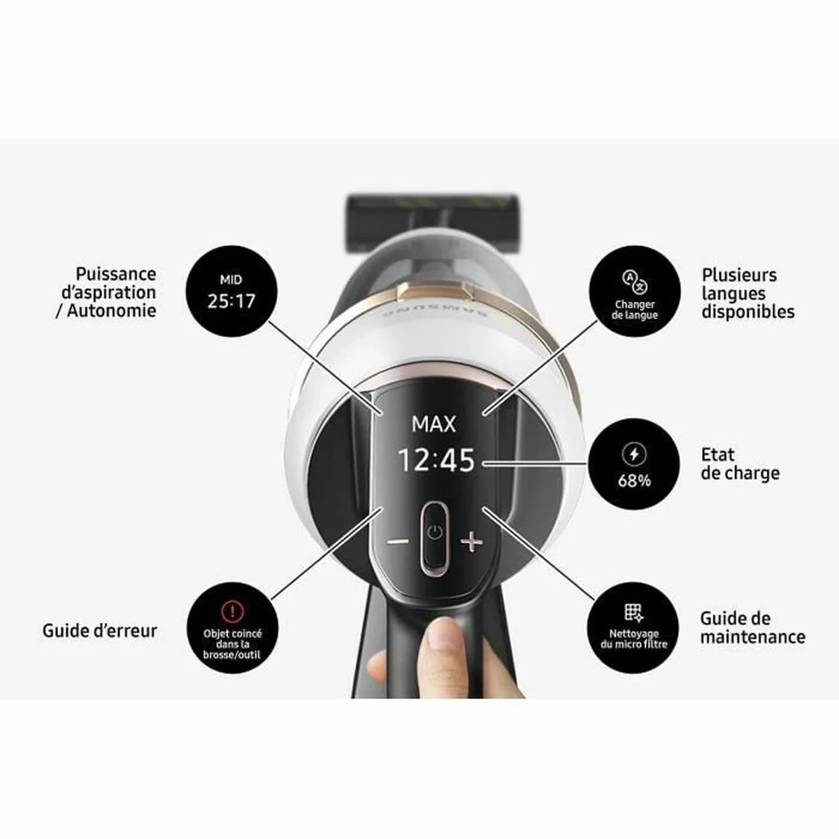 Aspiradora sin Cable Samsung Jet 85 Azul 550 W