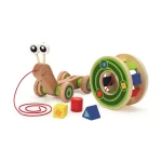 Juguete Interactivo Hape Nestable Snail 30 x 18,6 x 11 cm
