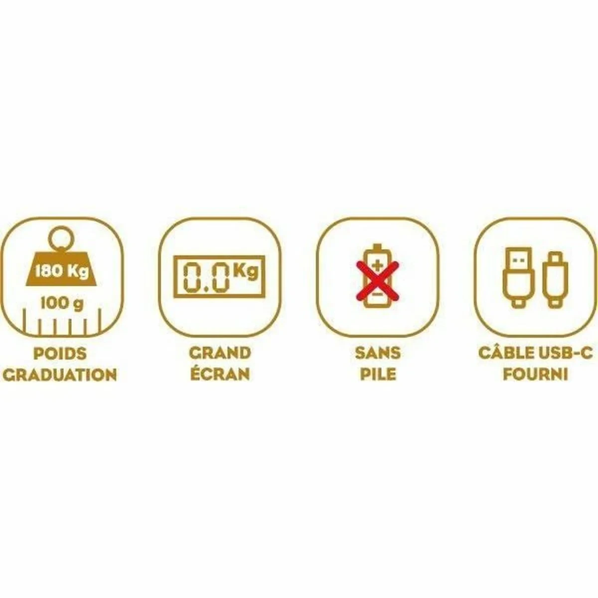 Báscula Digital de Baño Little Balance 8729 180 kg