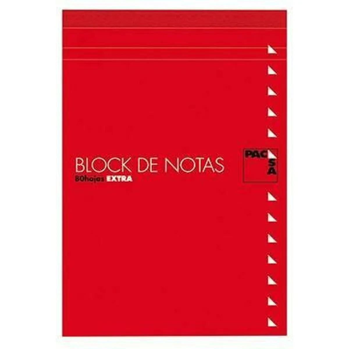 Bloc de Notas Pacsa 1/8" 1/8 80 Hojas 4 mm Cuadrícula impresa 10 Piezas
