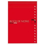 Bloc de Notas Pacsa 1/8" 1/8 80 Hojas 4 mm Cuadrícula impresa 10 Piezas