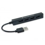Hub USB Conceptronic HUBBIES05B Negro