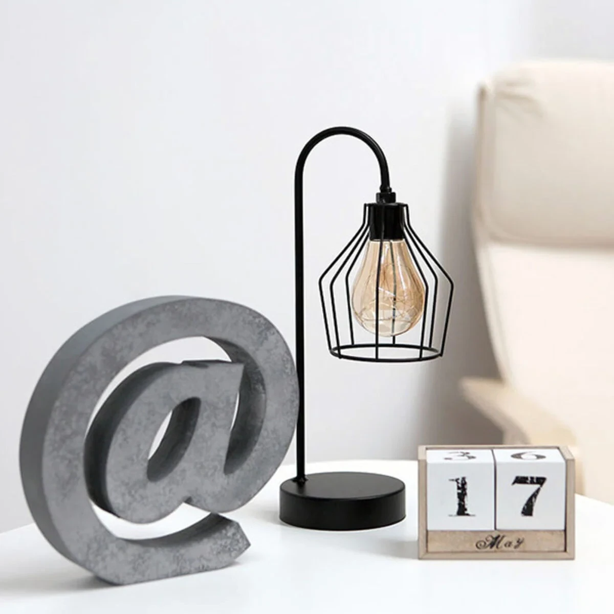 Letra Gris 20 x 4 cm Madera