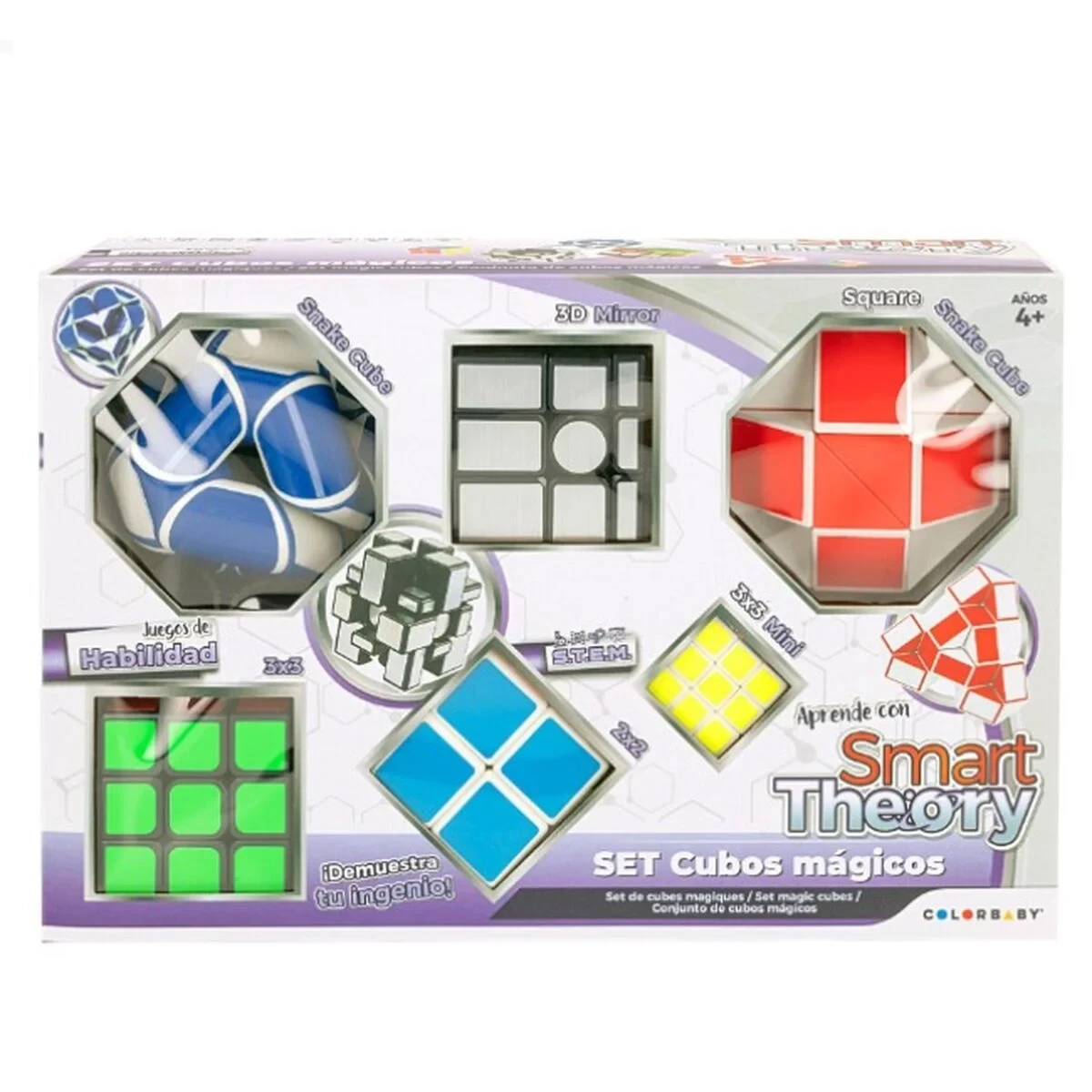 Cubo de Rubik Colorbaby Smart Theory 6 Piezas