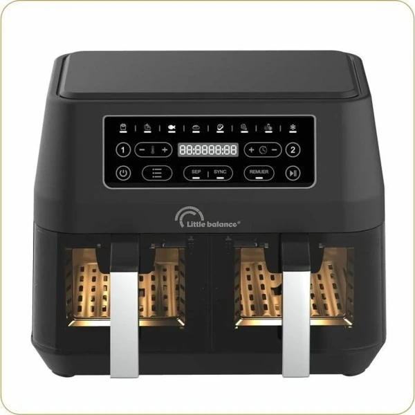 Freidora de Aire Little Balance 8765 Negro 2460 w 9 L