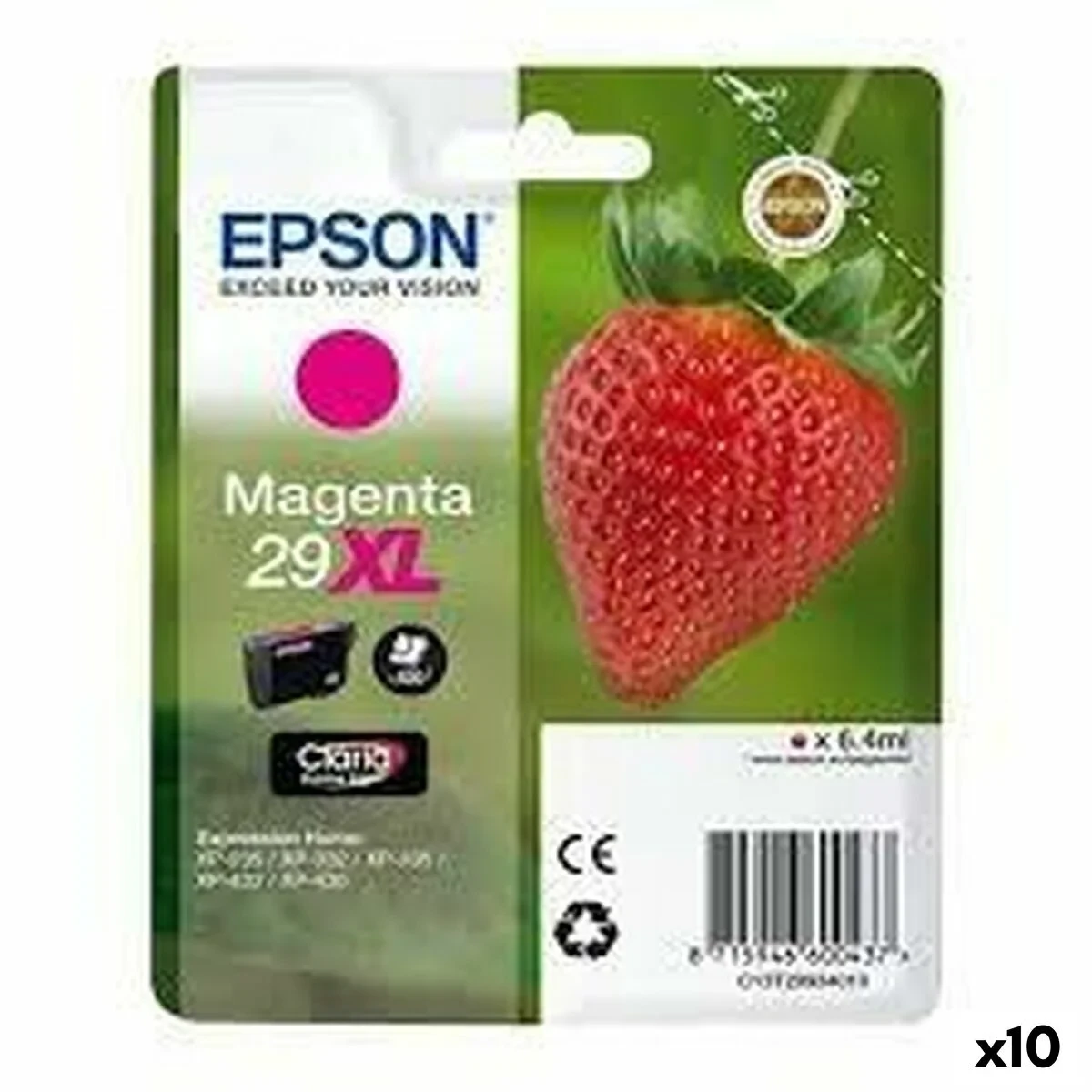 Cartucho de Tinta Original Epson 29 XL Magenta (10 Unidades)