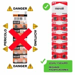 Pilas Maxell 19040800 1,5 V Pilas de Botón (10 Unidades)