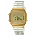 Reloj Unisex Casio VINTAGE COLLECTION - TRANSPARENT BAND - GOLD