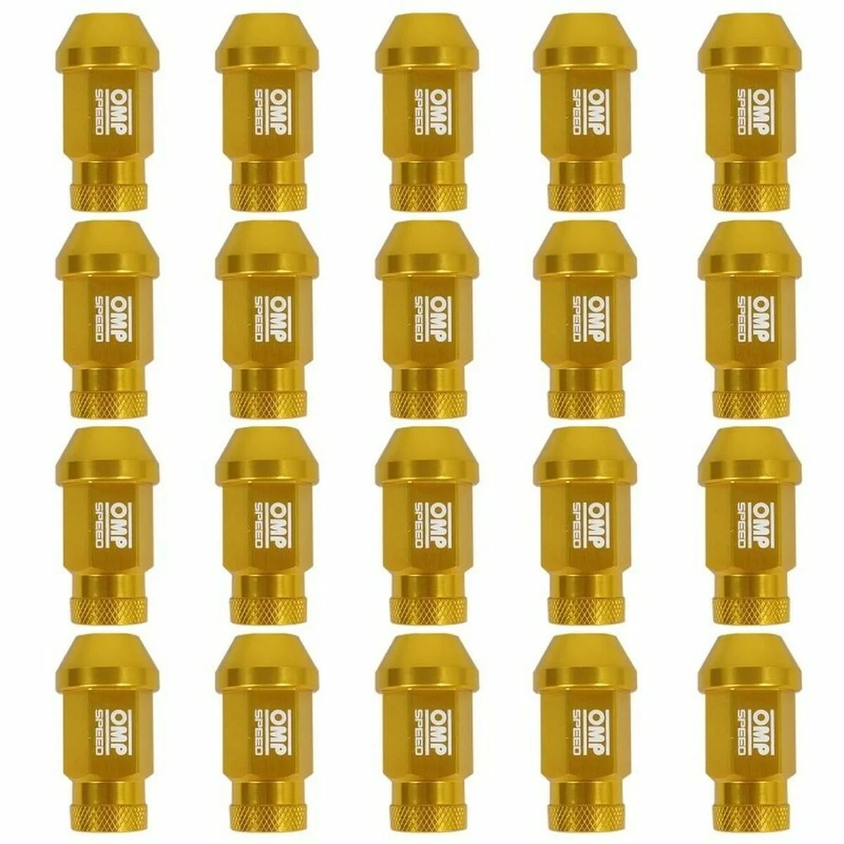 Set Tuercas OMP 7075 Amarillo 20 uds M14 x 1,25