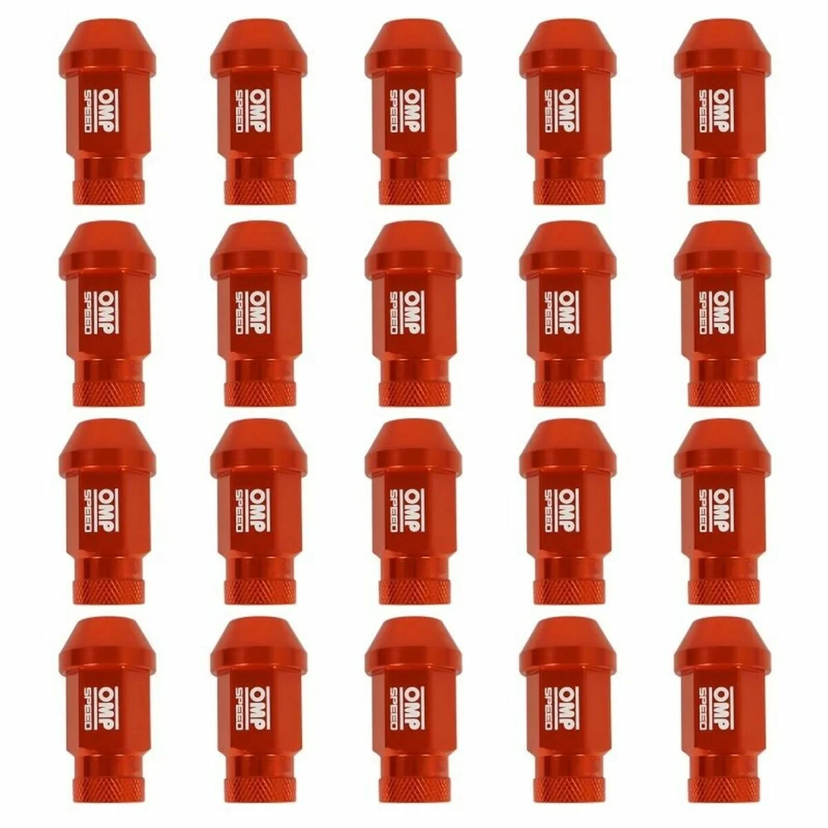 Set Tuercas OMP 7075 Naranja 20 uds M14 x 1,25