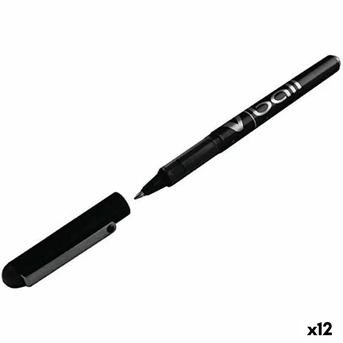 Bolígrafo Pilot BL-VB-5 Negro 0,3 mm (12 Unidades)